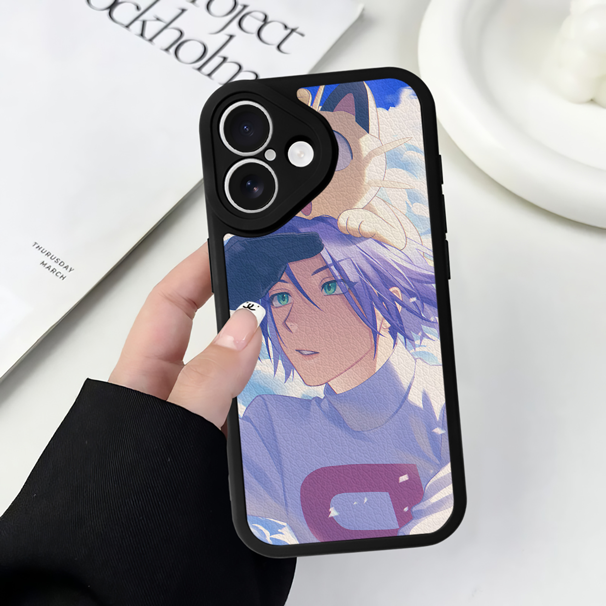 （画像用） ポケットモンスター Pokémon 【iPhone 16シリーズ対応】シリコンスマホケース（レザー調） 材質：シリコン